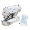 Máquina de coser con orificio recto y botón directo