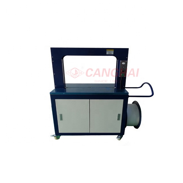 Good use semiautomatic paper carton PP banding tying machine2 Good use semiautomatic paper carton PP banding tying machine2