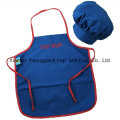 Promotional Custom Printed 100% Natural White Cotton Canvas Cloth Kitchen Cooking Apron