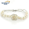 7mm AAA Button Cheap Pearl Bracelet Natural Freshwater Women Pearl Bracelet