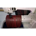 Machine de couture à lit zigzag à unison alimentation grand crochet