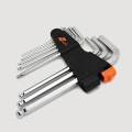 Fasteners hardware tool labor saving L shaped ball point hex key wrench set allen wrenches hexagonal socket wrench set