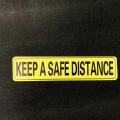 Keep A Safe Distance Reflective Magnet Car Sticker