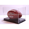 Gift Shop Promotional Counter Top Clear Acrylic Souvenir Rugby Or Soccer Ball Display Cases
