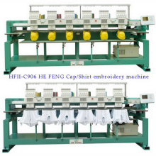 Computerized Automatic Cap / T Shirt Embroidery Machine 9 Needle