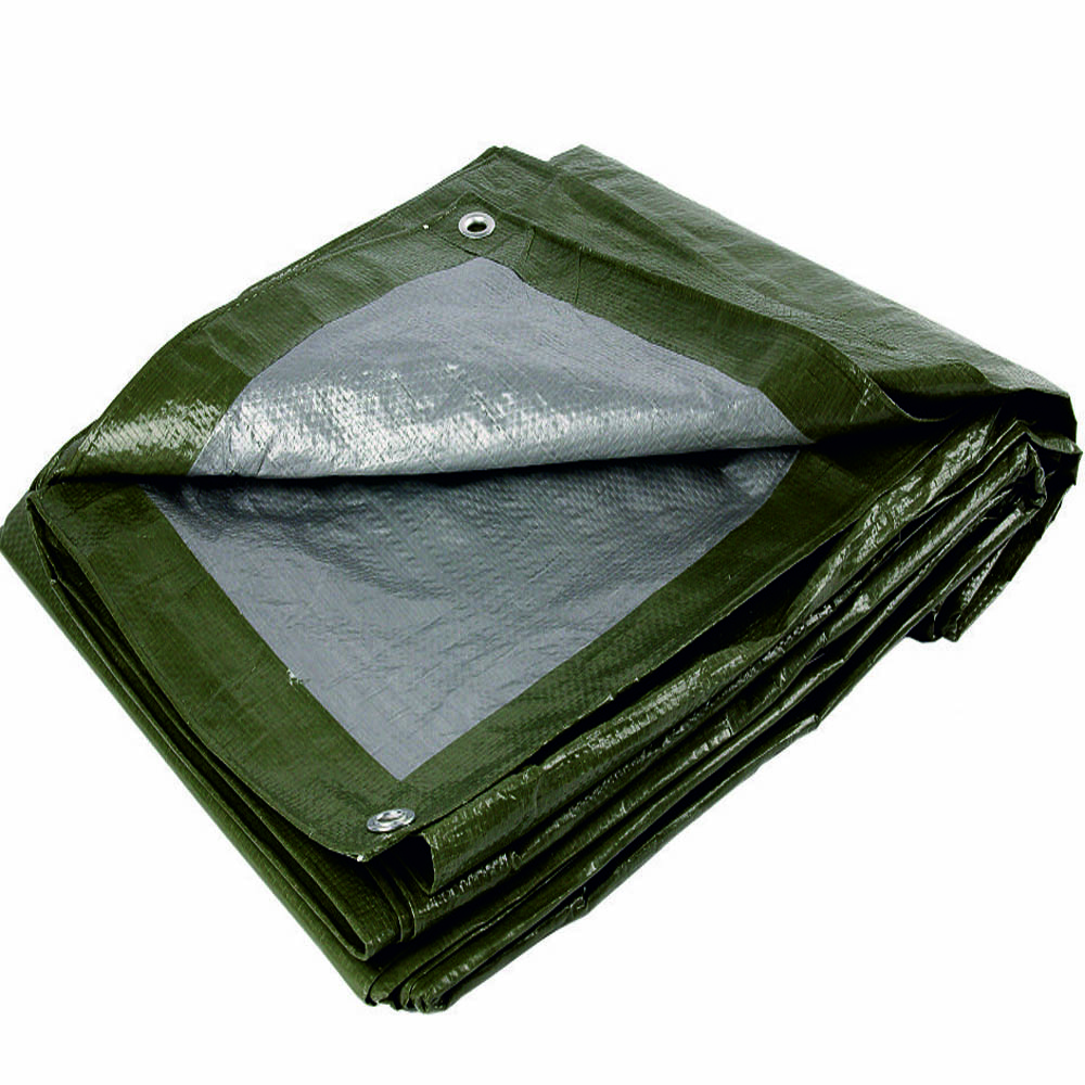 90gsm Olive Green Silver Tarpaulin