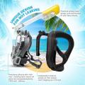 RKD easy breath anti fog snorkel mask