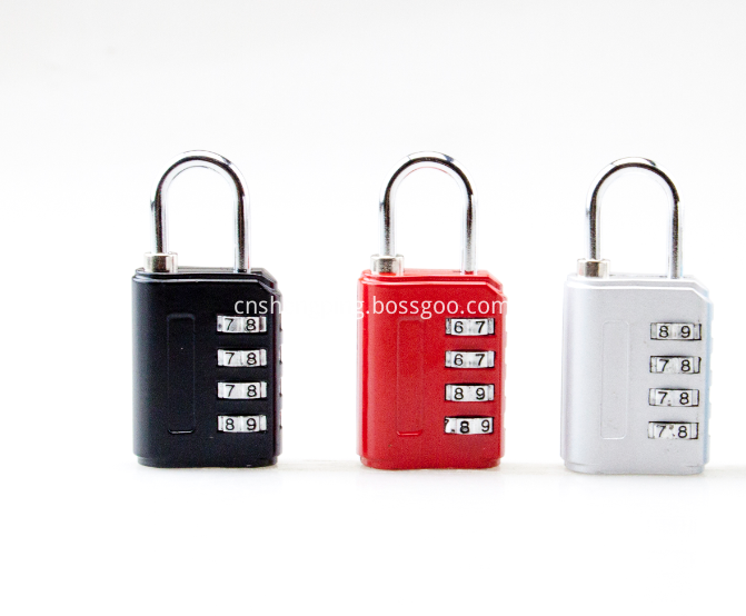 Zinc Alloy Combination Padlock With 4 Wheel Code