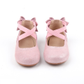 Glitzernde Mary Jane Schuhe für Kleinkinder aus Leder
