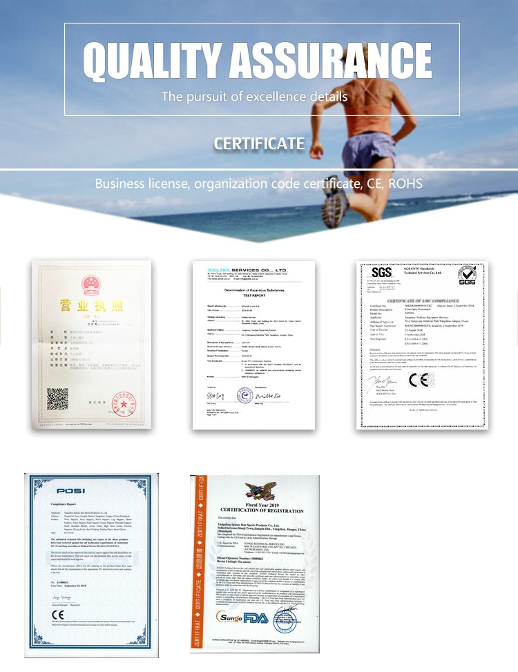 certificate of Elastic Ankle Guard