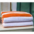 100% Cotton Yellow White Stripe Hotel Pool Towels