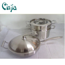 Alemania Diseño Triply Acero Inoxidable Antiadherente Amc similar Cookware Precio