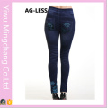 2016 atacado novo projetado oco sem costura Sexy Cotton Jeans Tights