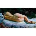 Ручная роспись Sexy Nude Women Картина картины Ebf-033