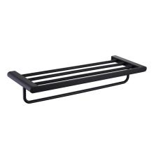 Excellent Matt Black Wall Mount Towel Rack