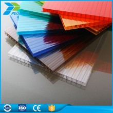 4mm thick Windshield polycarbonate hollow sheet clear pc sheet