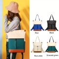 Nylon grande bolso de hombro bolso de compras mujeres