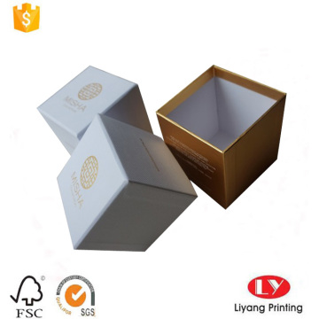 Candle packaging paper box with lid