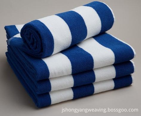 dyed yarn cotton bath towel
