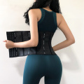 9 Stahlknochen Frauen Latex Taille Trainer Gürtel