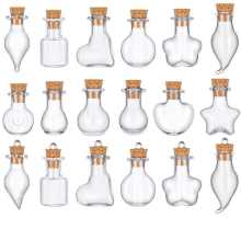 Botella de glas de vidrio de bricolaje a la deriva de la botella de deseos