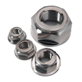 ANSI/ASME M8 Titanium hex flange nuts