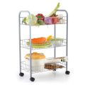 Cartero de almacenamiento de baño de estantería de frutas de 3 niveles