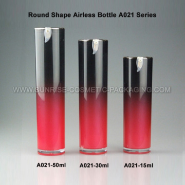 15ml 30ml 50ml Round Shape Airless Foundation Bottle