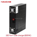 800W Carregador USB de alta potência 100 portas