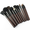 Classical woodhandle makeup brush full set