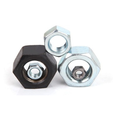 Ecrou hexagonal en zinc blanc DIN934 pour boulons