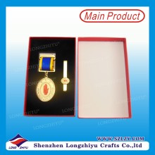 Custom Metal Commemorative Medal with Box