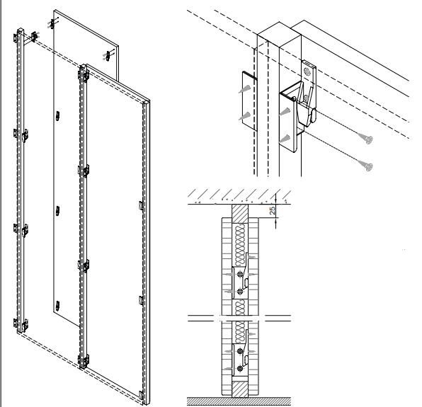 panel suspension clip 