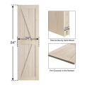 DIY Whole set barn door hardware set with good quality