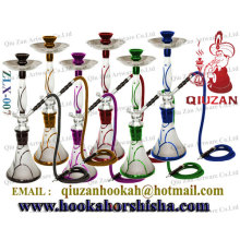 Beautiful Large Smoking Hookah With Colored Fringe On The Vase