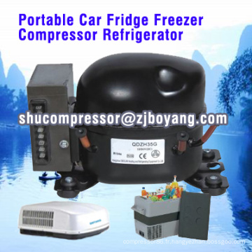 Chine Compresseur de réfrigérateur pour portable voiture frigo congélateur  réfrigérateur mini armoire réfrigérateur médical mini-frigo lowes Fabricants