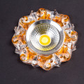 glass two color cob led down light