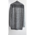 Winter V-Neck Knitted Long Cardigan with Zipper for Men