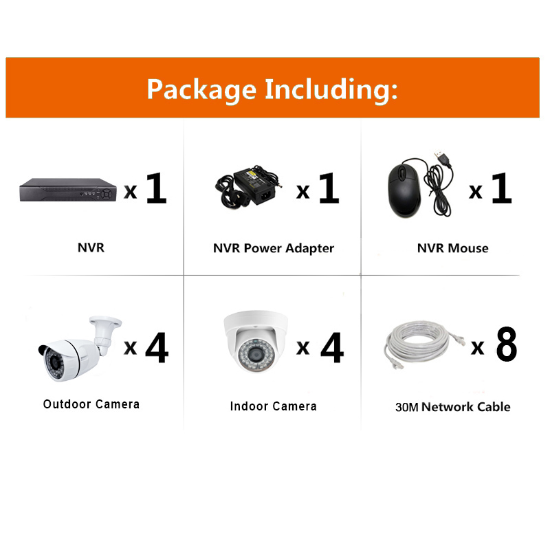 8ch Network Poe Video Security System