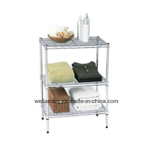 DIY 3 Tiers Metal Living Room Wire Shelving Rack (LD603590A3C)