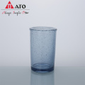 ATO-Badezimmer-Accessoires Vierköpfig blaues Glas Set