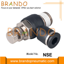 NSE Flow Speed Control Plastic Pneumatic Hose Fitting