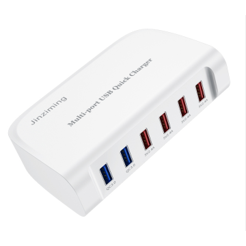 84W Smart 6-port USB Quick Charger