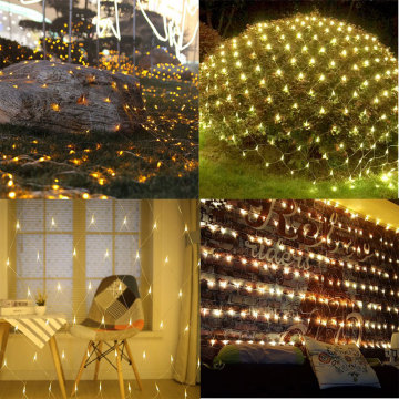 Garden Decorations Led Net Mesh Fairy String Lights