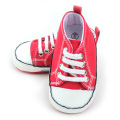 Red Cheap Children Sports Shoes Baby Canvas Shoes