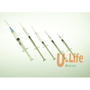 Safety Syringe Needle Retractable 1ml 2ml 5ml 10ml 20ml