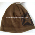 Jacquard OEM knitted acrylic winter hat