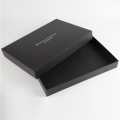 Black Cardboard Shirt Packaging Clothing Gift Box