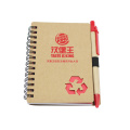 Recyclable Spiral Paper Notebook with ECO Pen