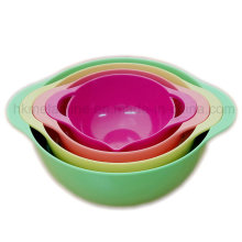 Melamina Nesting Bowl Set com alça (BW278)